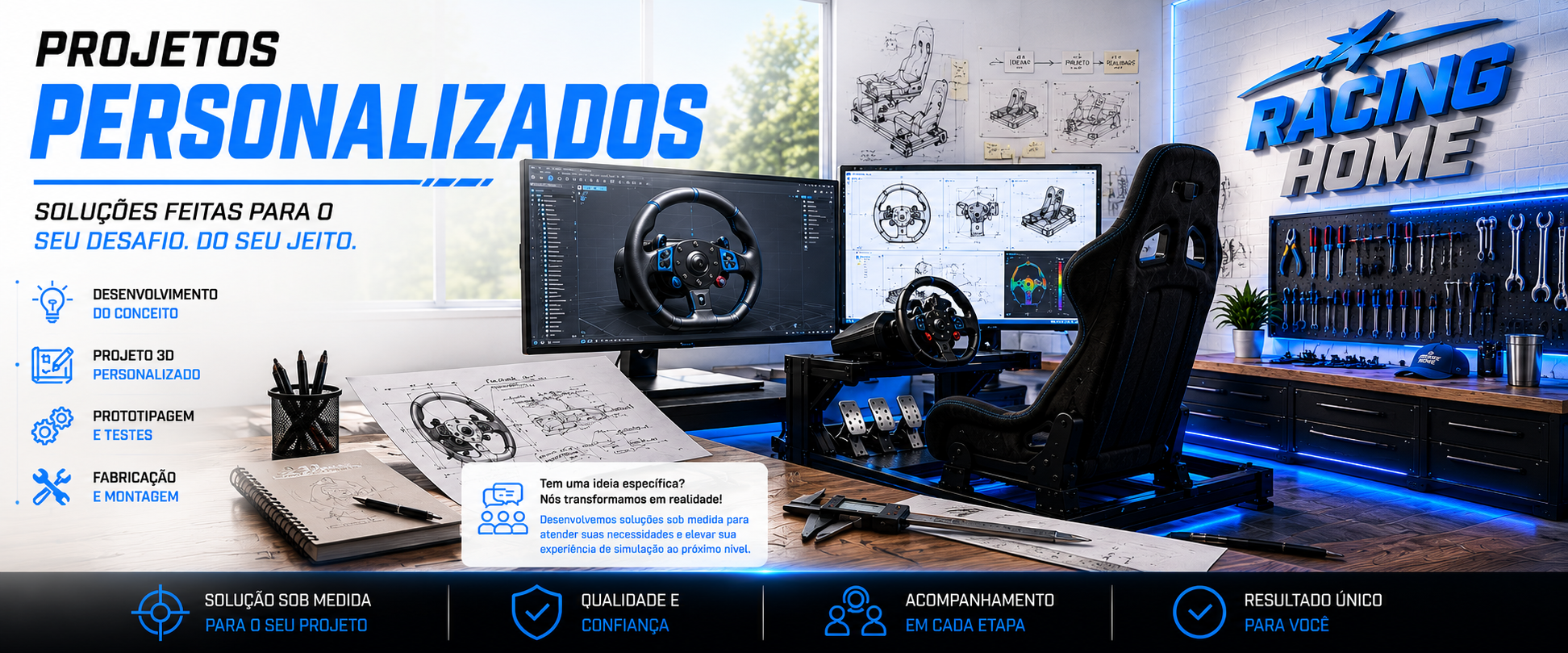 Projetos personalizados